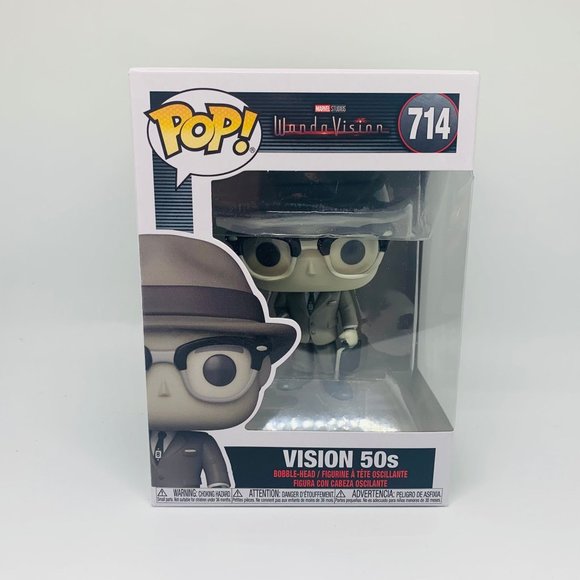 Funko POP! Marvel WandaVision Vision 50’s Figure #714 - Picture 2 of 7